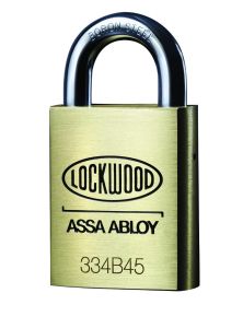 Lockwood High Security 334 Series Brass Case Padlock